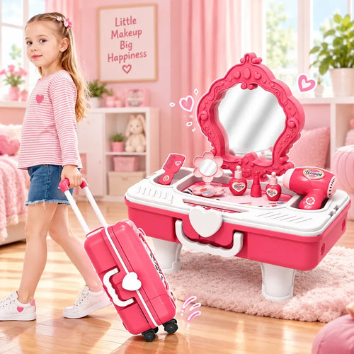2 in 1 Draw-Bar Box Dressing Table Toys (6610-1)