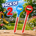32 Hole Smiling Face Bubble Stick For Kids (HY-111)