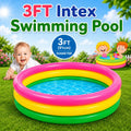 3 FT - Intex Rainbow Swimming Pool For Kids (58924)