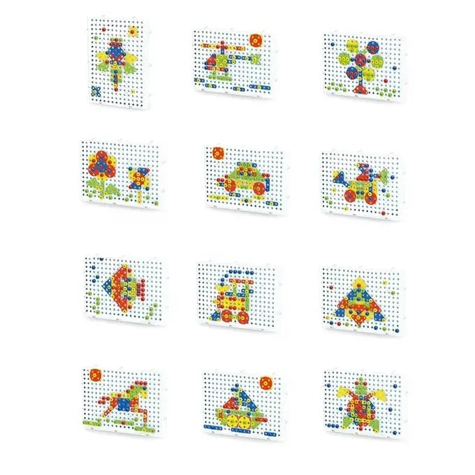 Creative Drilling Toy Set With Screwdriver Tool Playset (144 pcs | 9912A83)