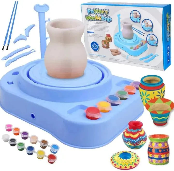 Pottery Painting Machine Creative Art & Craft Toy for Kids (2629-T27A)