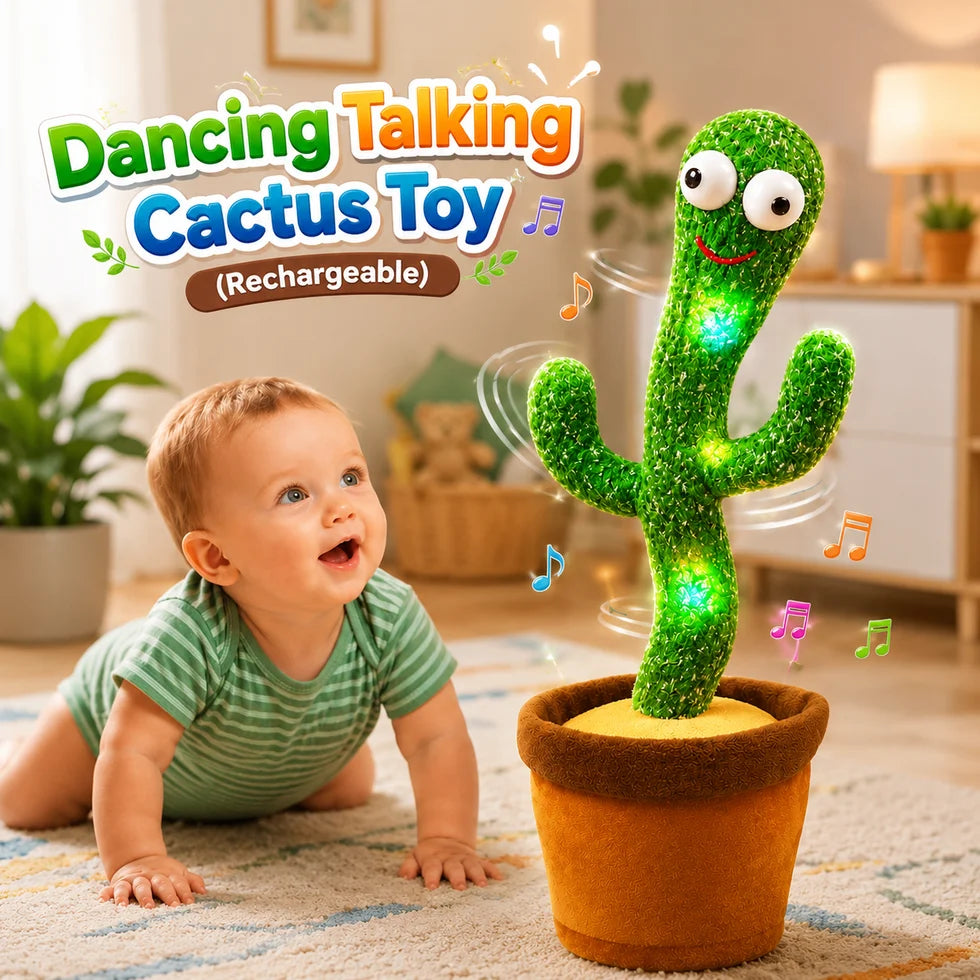 Dancing Talking Cactus Toy (Rechargeable | 02)
