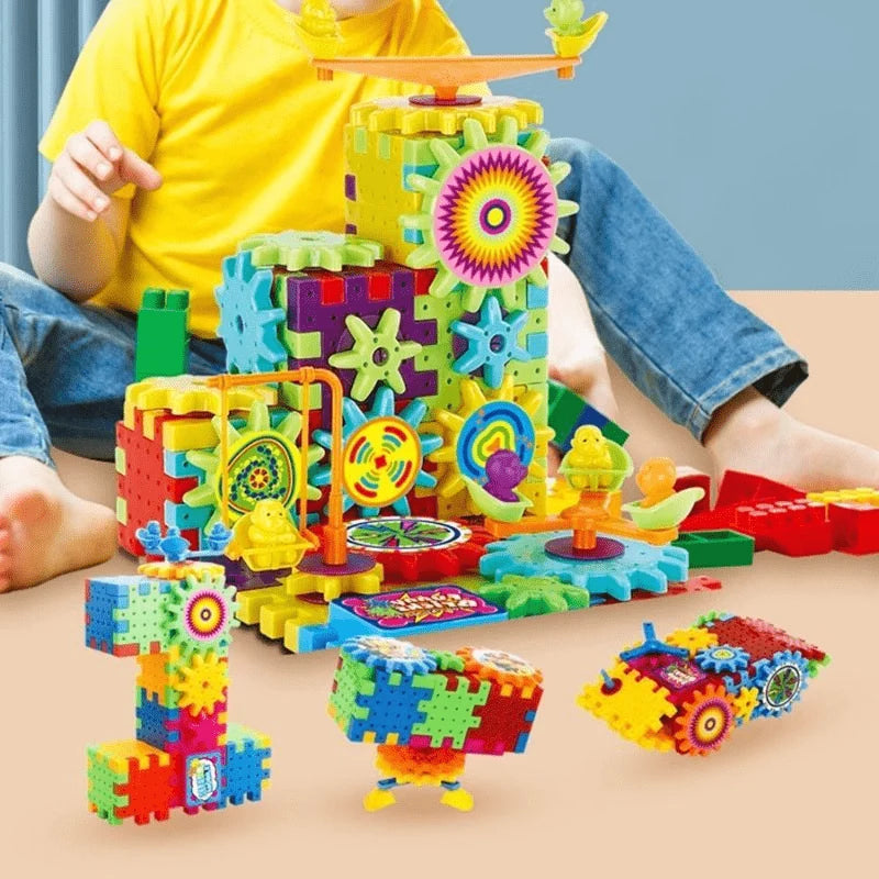 Electric Building Block Gear Toy (6021)