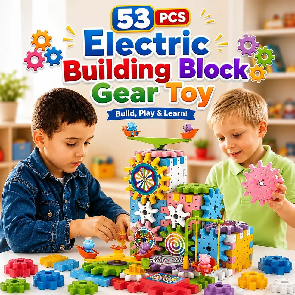 Electric Building Block Gear Toy (6021)