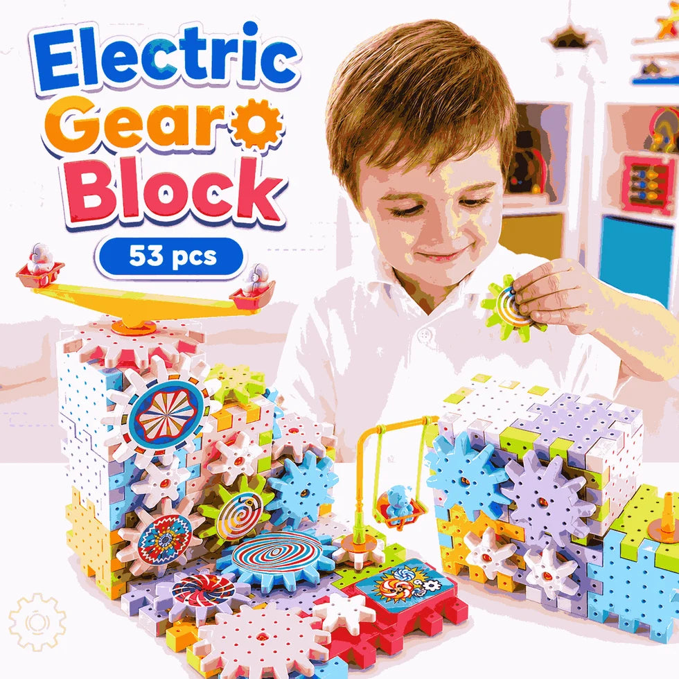 Electric Building Block Gear Toy (6021)
